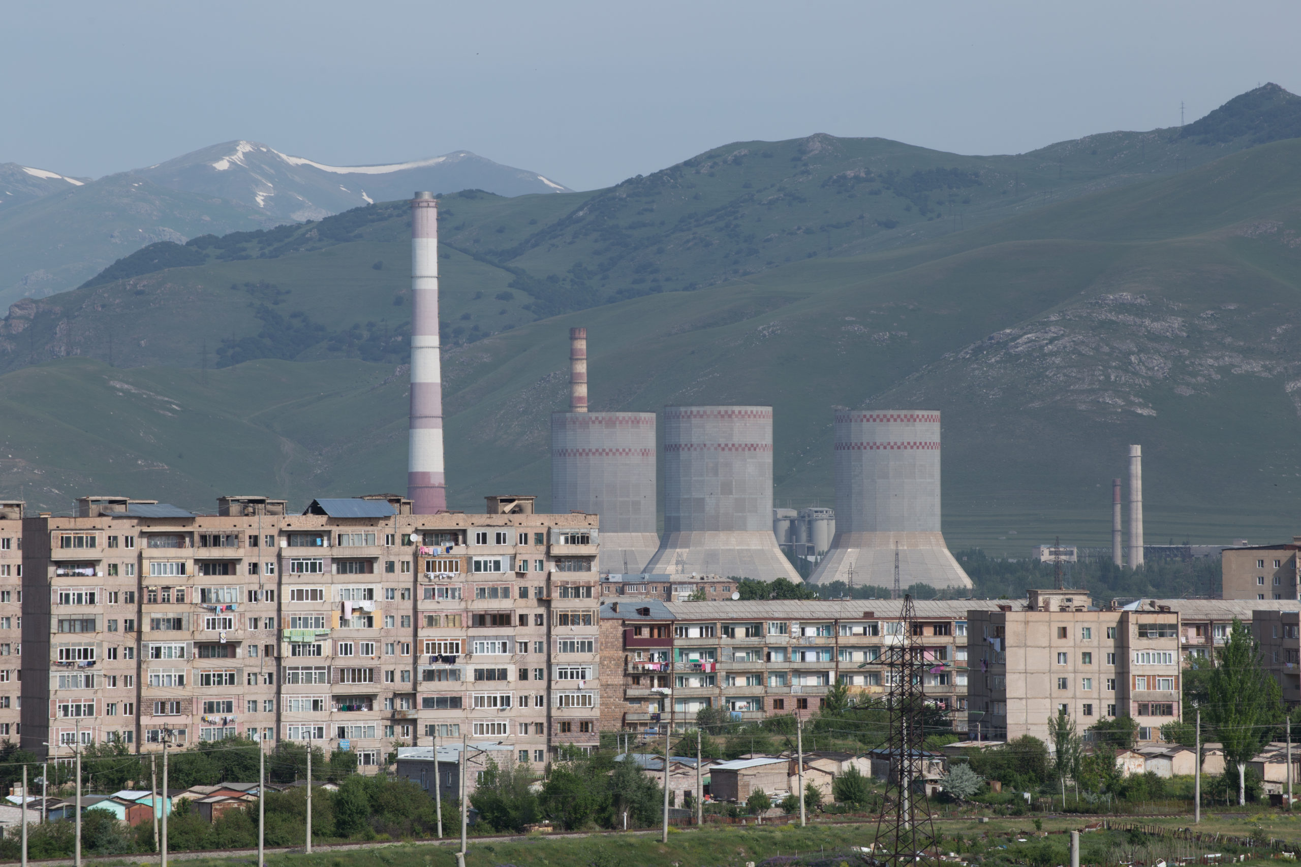 Hrazdan,,Armenia,-,June,15,2019:,View,Of,The,Industrial