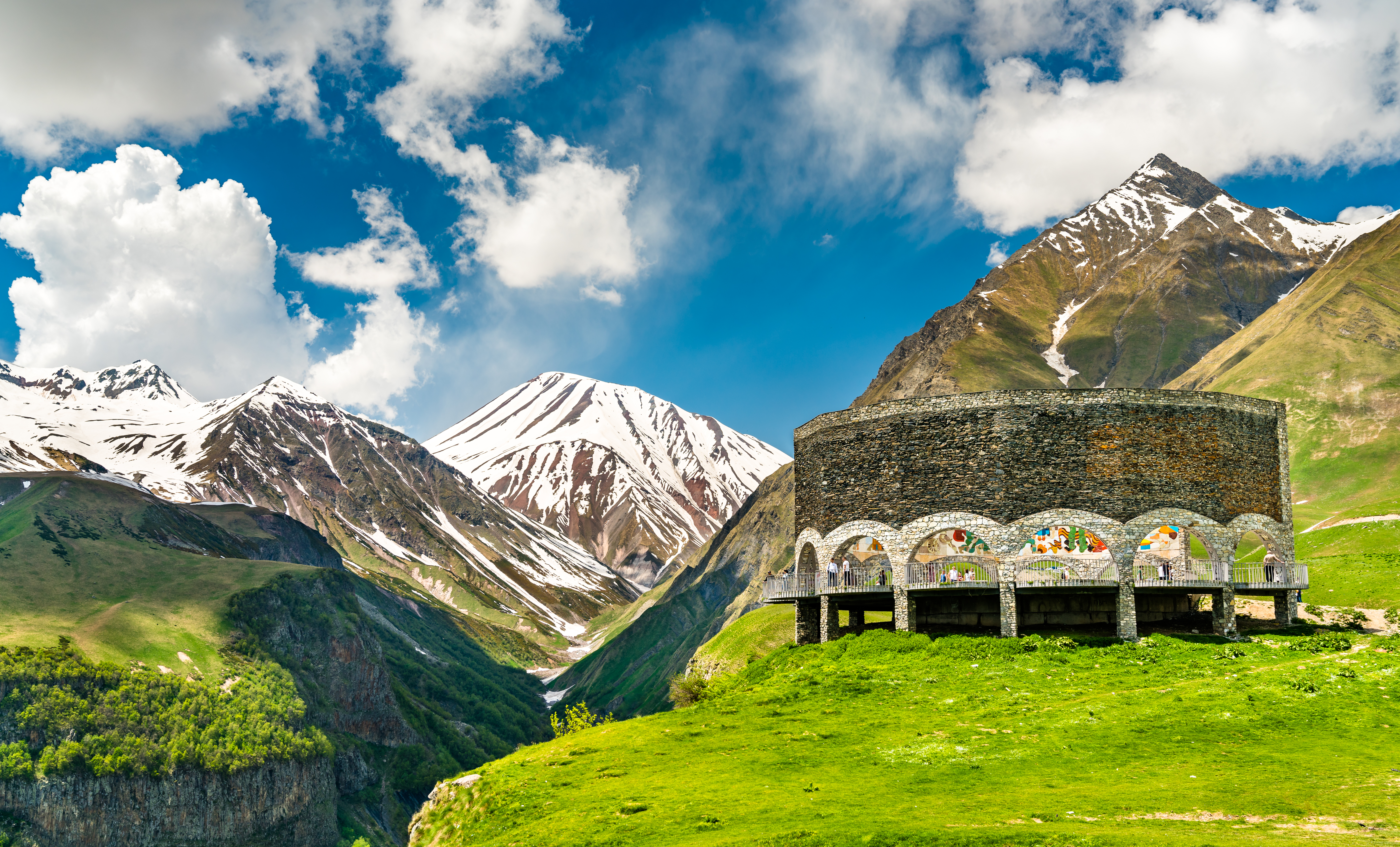 Jvari,,Georgia,-,June,2,,2019:,Russia,-,Georgia,Friendship